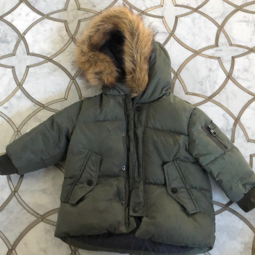 Zara Baby Boys Down Filled puffer Jacket